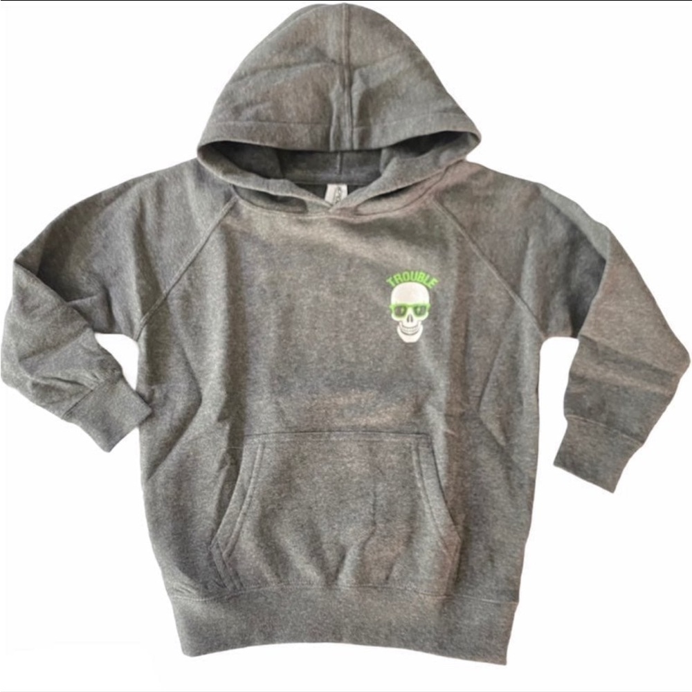 - Little Hooligans skull hoodie 5/6